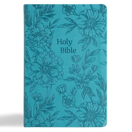 Picture of NASB Large Print Thinline Bible, Value Edition, Teal Leathertouch