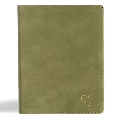 Picture of CSB Notetaking Bible, Large Print, Revive Our Hearts Edition, Teal Suedesoft Leathertouch