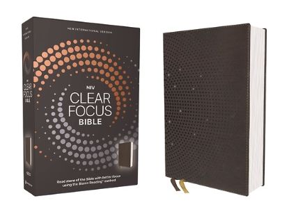 Picture of Niv, Clear Focus Bible, Leathersoft, Brown