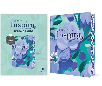 Picture of Biblia Inspira Ntv, Letra Grande Con Filament (Sentipiel, Ramo Azul)