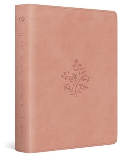 Picture of ESV Single Column Journaling Bible (Trutone, Blush Rose, Wildflower Design)
