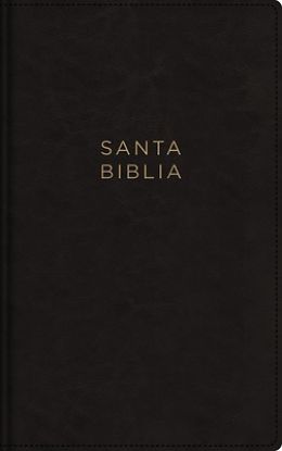 Picture of Nbla, Santa Biblia, Ultrafina, Letra Grande, Tamaño Manual, Leathersoft, Negro, Palabras de Jesús En Rojo, Con Cierre
