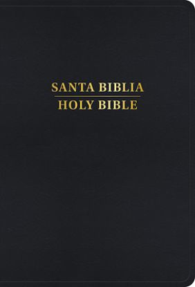 Picture of Rvr 1960/KJV Biblia Bilingüe Letra Grande, Negro Imitación Piel, Con Índice (2024 Ed.)