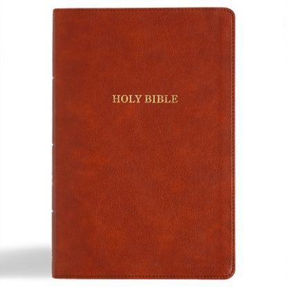 Picture of KJV Giant Print Reference Bible, Burnt Sienna Leathertouch, Indexed