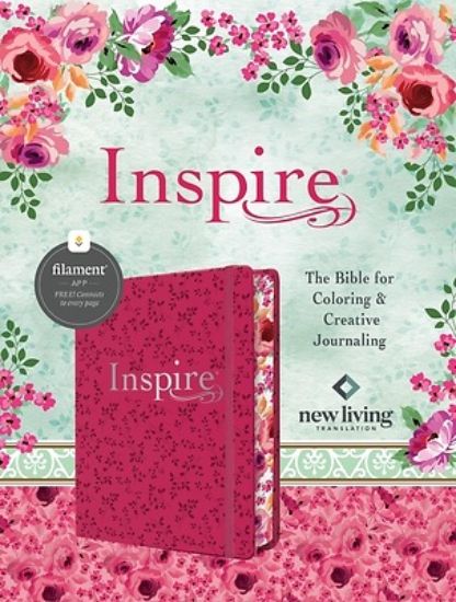 Picture of Inspire Bible Nlt, Filament Enabled Edition (Hardcover Leatherlike, Pink Peony)