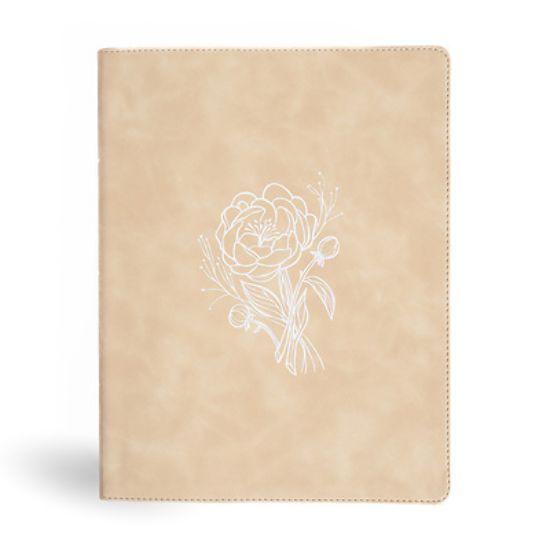 Picture of CSB Illustrator's Notetaking Bible, Large Print Edition, Cream Leathertouch