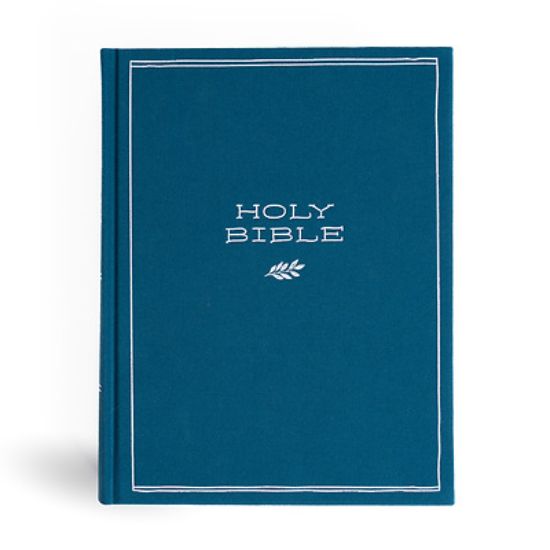 Picture of CSB Illustrator's Notetaking Bible, Large Print Edition, Deep Caribbean Blue Cloth Over Board
