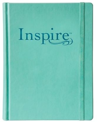 Picture of Inspire Bible NLT (Hardcover Leatherlike, Aquamarine, Filament Enabled)