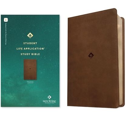 Picture of NLT Student Life Application Study Bible, Filament Enabled (Leatherlike, Rustic Brown, Red Letter)