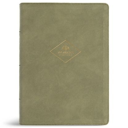 Picture of CSB Women's Study Bible, Sage Suedesoft Leathertouch
