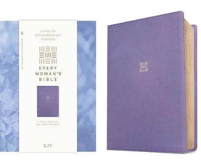 Picture of KJV Every Woman's Bible, Filament Enabled (Leatherlike, Periwinkle Purple, Red Letter)