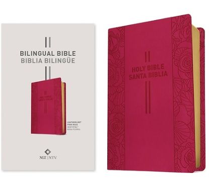 Picture of Bilingual Bible / Biblia Bilingüe Nlt/Ntv (Leatherlike, Pink Rose)