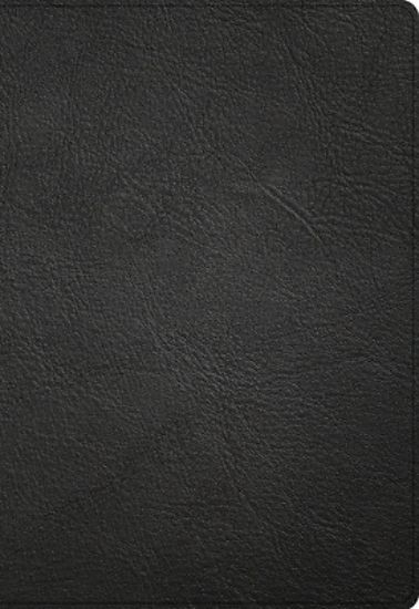 Picture of NASB Super Giant Print Reference Bible, Black Genuine Leather