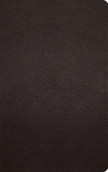 Picture of ESV Thinline Bible, Red Letter (Buffalo Leather, Deep Brown)