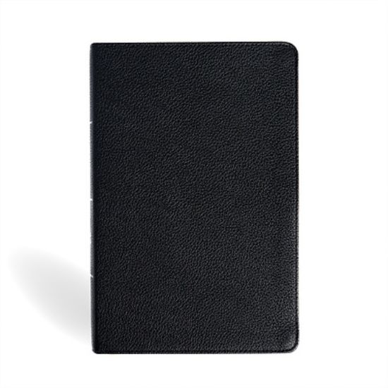 Picture of NASB Personal Size Giant Print Bible, Black Genuine Leather, Indexed
