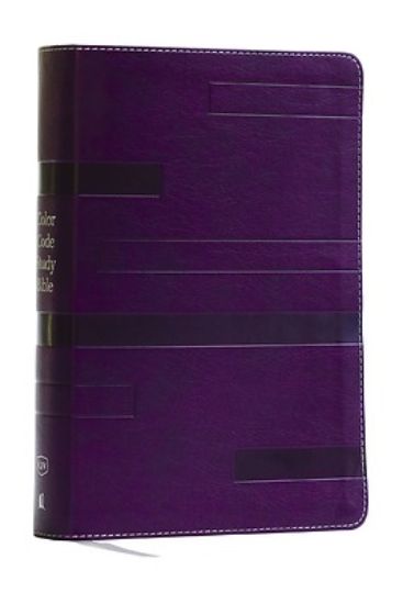 Picture of Color Code Study Bible, Revealing God's Truth Color by Color (Kjv, Purple Leathersoft, Red Letter)