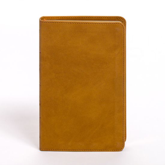 Picture of KJV Personal Size Bible, Camel Suedesoft Leathertouch