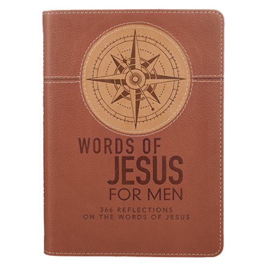 Picture of Lux-Leather Brown - Words of Jesus for Men