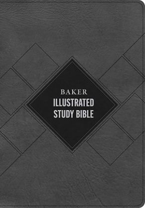 Picture of CSB Baker Illustrated Study Bible, Charcoal Leathertouch