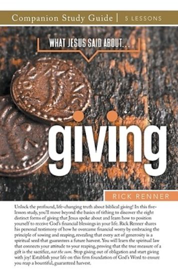 Picture of What Jesus Said About... Giving Study Guide