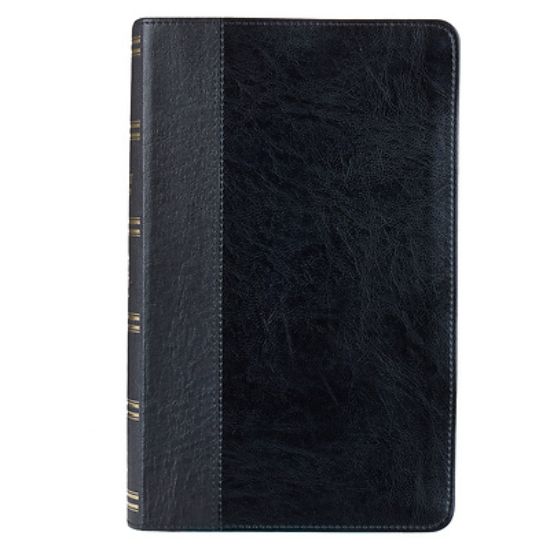 Picture of KJV Giant Print Lux-Leather 2-Tone Black