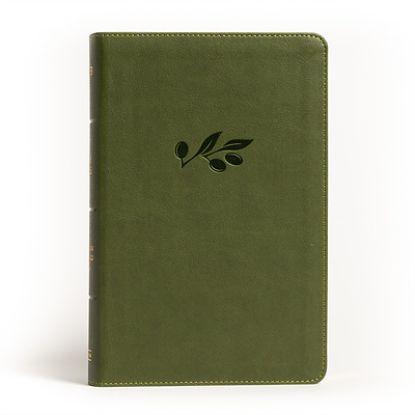 Picture of NASB Large Print Personal Size Reference Bible, Olive Leathertouch
