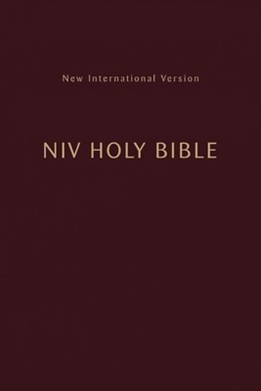 Picture of Niv, Holy Bible, Compact, Paperback, Burgundy, Comfort Print