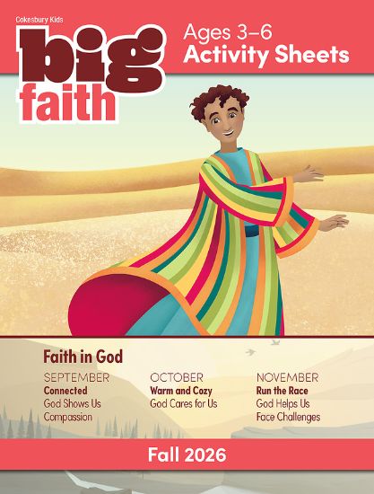 Picture of Cokesbury Kids Big Faith Fall 2026 Activity Sheets Ages 3-6