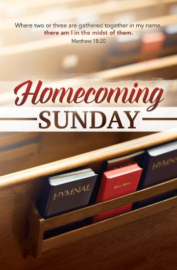 Picture of Homecoming Sunday Regular Size Bulletin