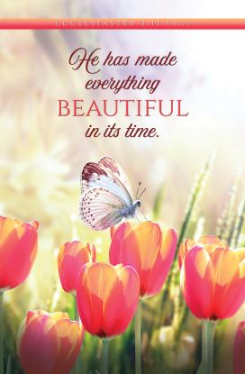 Picture of He Has Made Everything Beautiful Regular Size Bulletin