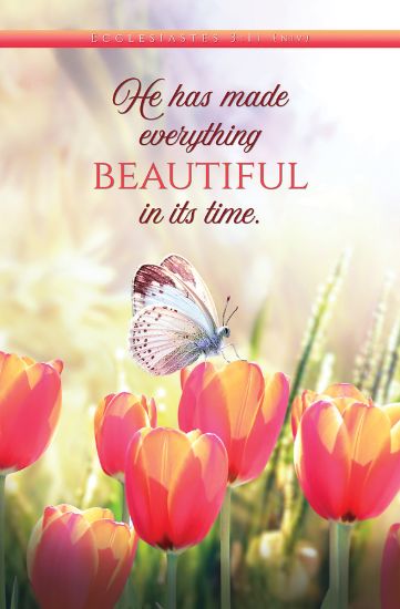 Picture of He Has Made Everything Beautiful Regular Size Bulletin