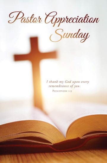 Picture of Pastor Appreciation Sunday Bulletin Regular