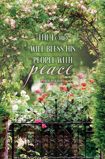 Picture of The Lord will Bless His People Insp Bulletin