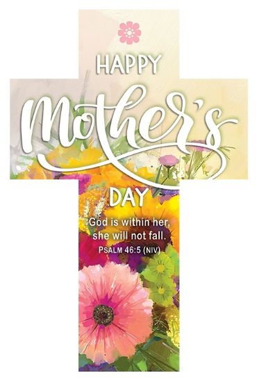 Picture of Cross Happy Mother's Day (non-matching) Bookmark