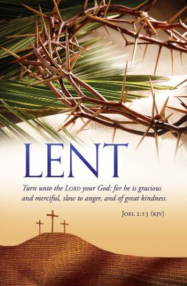 Picture of Lent Turn unto the Lord your God Bulletin