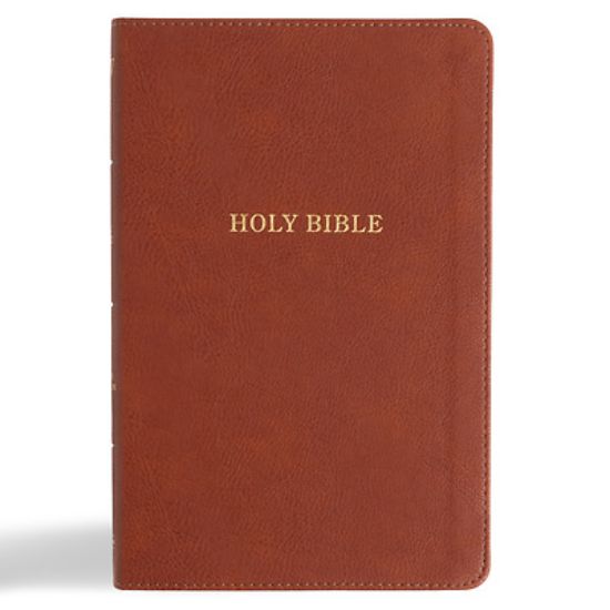 Picture of KJV Thinline Bible, Burnt Sienna Leathertouch