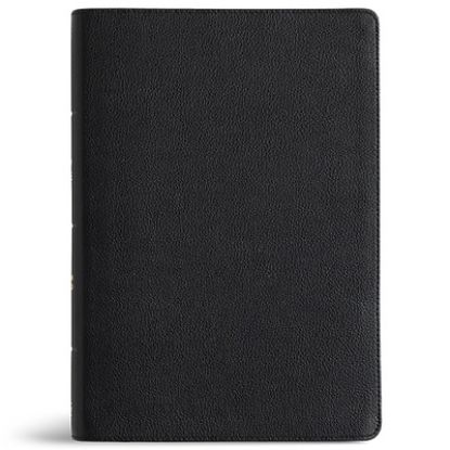 Picture of CSB Super Giant Print Reference Bible, Optimal Type, Digital Study Edition, Black Genuine Leather