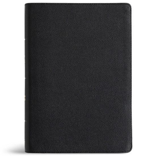 Picture of CSB Super Giant Print Reference Bible, Optimal Type, Digital Study Edition, Black Genuine Leather
