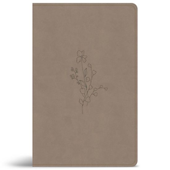 Picture of CSB Thinline Reference Bible, Digital Study Edition, Earth Suedesoft Leathertouch