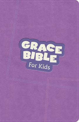 Picture of CSB Grace Bible for Kids, Purple Leathertouch (Dyslexia Friendly)
