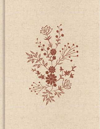 Picture of KJV Notetaking Bible, Expanded Reference Edition, Cream/Floral Cloth Over Board