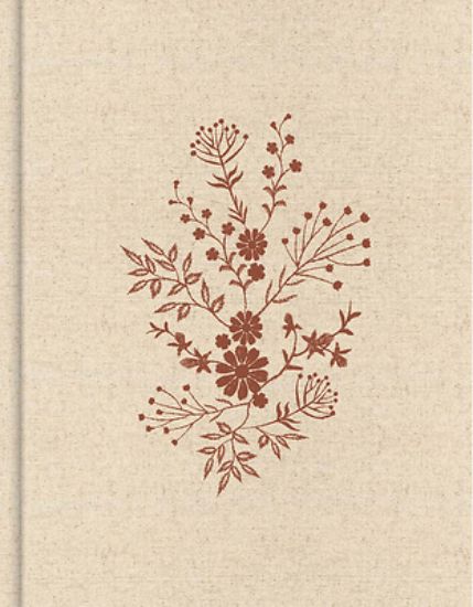 Picture of KJV Notetaking Bible, Expanded Reference Edition, Cream/Floral Cloth Over Board