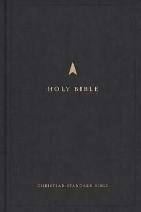 Picture of CSB Pew Bible, Large Print Edition, Easy-To-Read Optimal Type, Charcoal Cloth Over Board