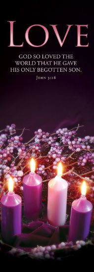 Picture of Banner Love Advent 2 x 6 Vinyl