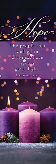 Picture of Banner Hope Great Light Advent 2 x 6 Fabric