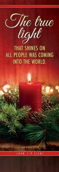 Picture of Banner Christmas The True Light that Shines 2x6 Vinyl
