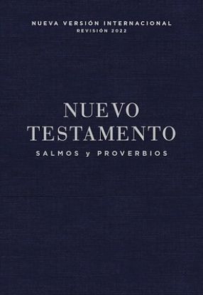 Picture of Nvi, Nuevo Testamento de Bolsillo, Con Salmos Y Proverbios, Tapa Rústica, Azul Añil