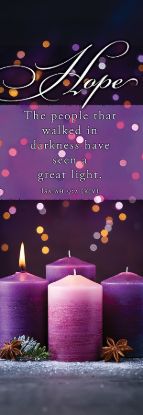 Picture of Banner Hope Great Light Advent 2 x 6 Vinyl
