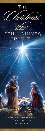 Picture of Banner The Christmas Star 2 x 6 Vinyl
