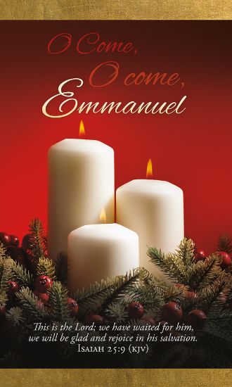 Picture of Banner O come, O come, Emmanuel Christmas 3 x 5 Fabric